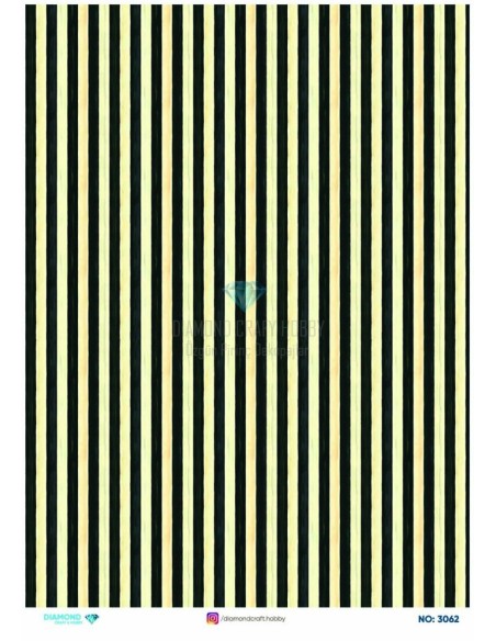 3062 Diamond Pirinç Dekopaj Kağıdı 30x42cm