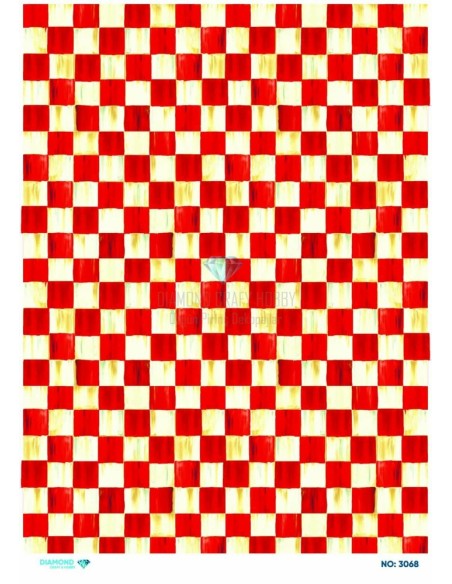 3068 Diamond Pirinç Dekopaj Kağıdı 30x42cm