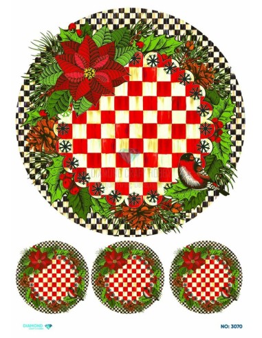 3070 Diamond Pirinç Dekopaj Kağıdı 30x42cm