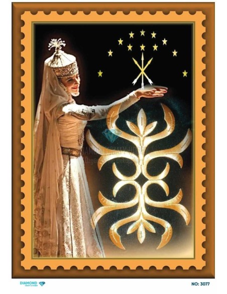 3077 Diamond Pirinç Dekopaj Kağıdı 30x42cm