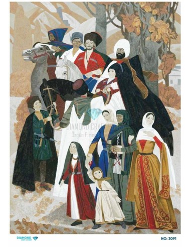 3091 Diamond Pirinç Dekopaj Kağıdı 30x42cm
