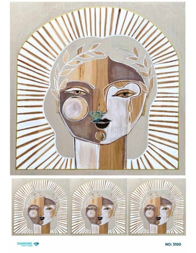 3100 Diamond Pirinç Dekopaj Kağıdı 30x42cm
