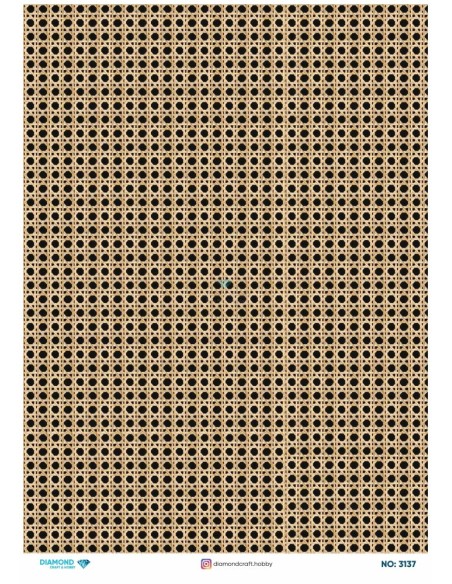 3137 Diamond Pirinç Dekopaj Kağıdı 30x42cm