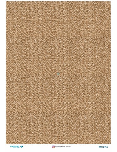 3144 Diamond Pirinç Dekopaj Kağıdı 30x42cm