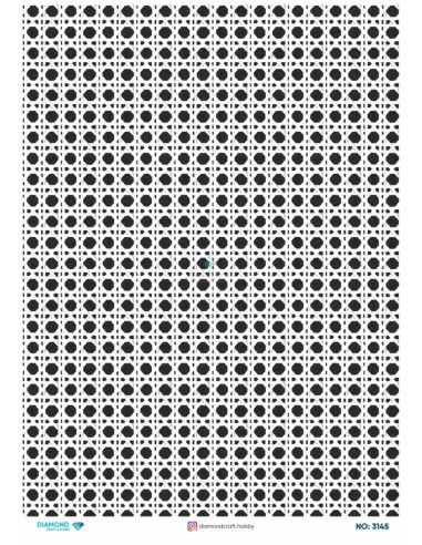 3145 Diamond Pirinç Dekopaj Kağıdı 30x42cm