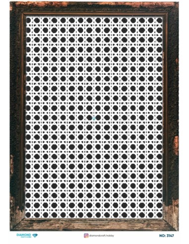 3147 Diamond Pirinç Dekopaj Kağıdı 30x42cm