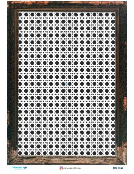 3147 Diamond Pirinç Dekopaj Kağıdı 30x42cm