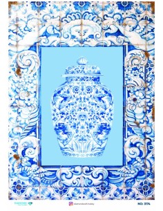 3174 Diamond Pirinç Dekopaj Kağıdı 30x42cm