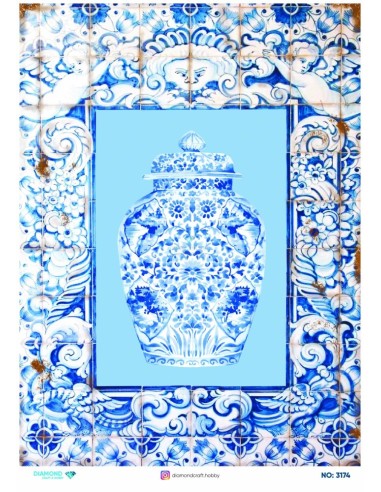 3174 Diamond Pirinç Dekopaj Kağıdı 30x42cm