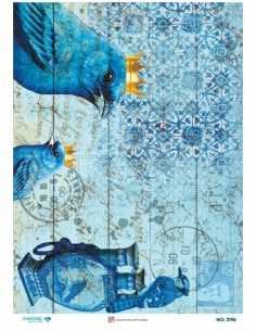 3196 Diamond Pirinç Dekopaj Kağıdı 30x42cm