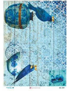 3197 Diamond Pirinç Dekopaj Kağıdı 30x42cm