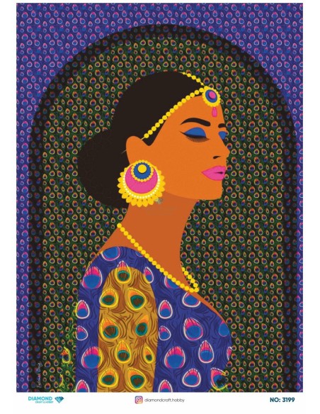 3199 Diamond Pirinç Dekopaj Kağıdı 30x42cm