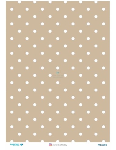 3215 Diamond Pirinç Dekopaj Kağıdı 30x42cm
