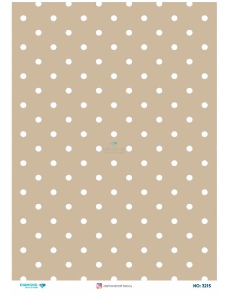 3215 Diamond Pirinç Dekopaj Kağıdı 30x42cm