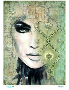 5064 Diamond Pirinç Dekopaj Kağıdı 30x42cm