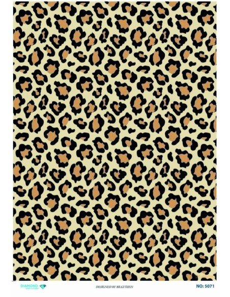 5071 Diamond Pirinç Dekopaj Kağıdı 30x42cm