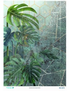5073 Diamond Pirinç Dekopaj Kağıdı 30x42cm