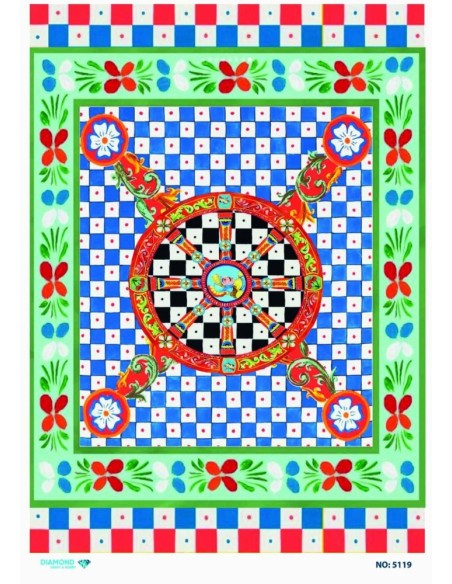 5119 Diamond Pirinç Dekopaj Kağıdı 30x42cm