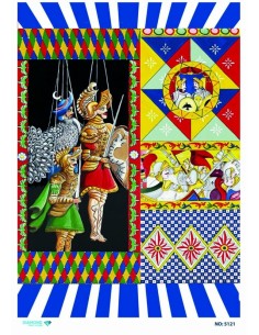 5121 Diamond Pirinç Dekopaj Kağıdı 30x42cm