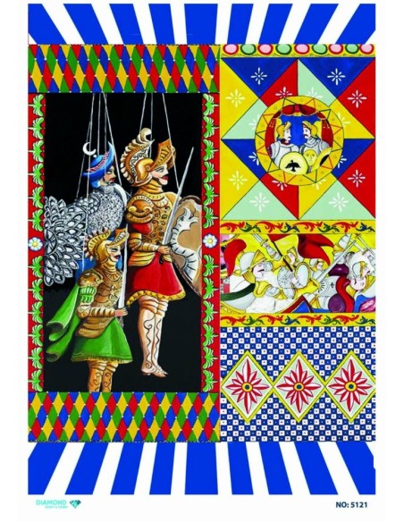 5121 Diamond Pirinç Dekopaj Kağıdı 30x42cm