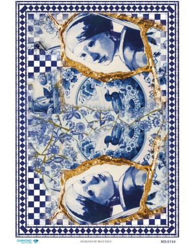 5154 Diamond Pirinç Dekopaj Kağıdı 30x42cm