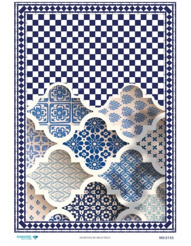 5155 Diamond Pirinç Dekopaj Kağıdı 30x42cm