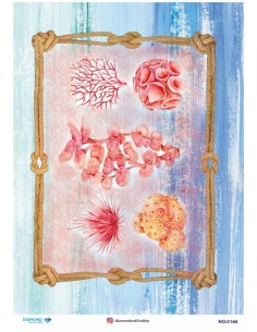 5166 Diamond Pirinç Dekopaj Kağıdı 30x42cm