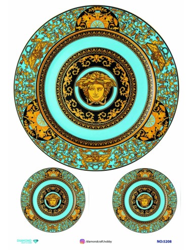 5208 Diamond Pirinç Dekopaj Kağıdı 30x42cm