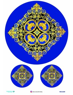 5209 Diamond Pirinç Dekopaj Kağıdı 30x42cm