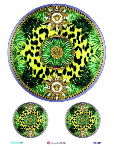 5211 Diamond Pirinç Dekopaj Kağıdı 30x42cm