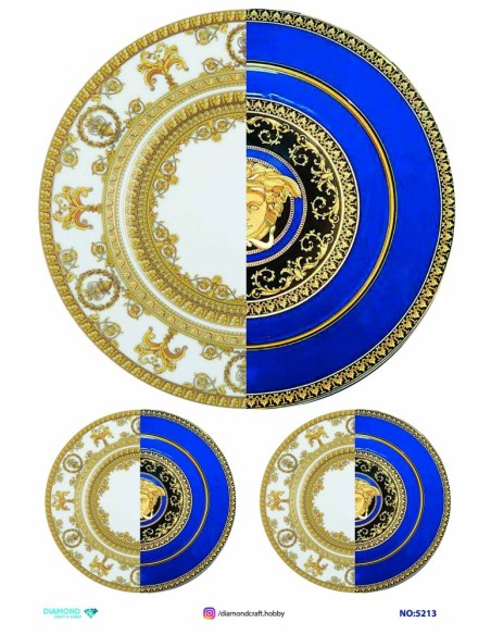 5213 Diamond Pirinç Dekopaj Kağıdı 30x42cm