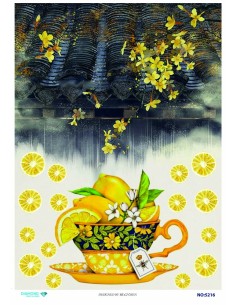 5216 Diamond Pirinç Dekopaj Kağıdı 30x42cm