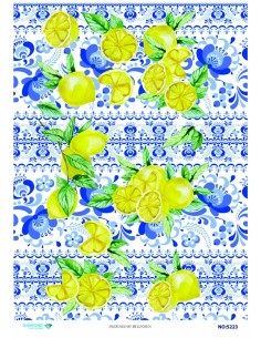 5223 Diamond Pirinç Dekopaj Kağıdı 30x42cm