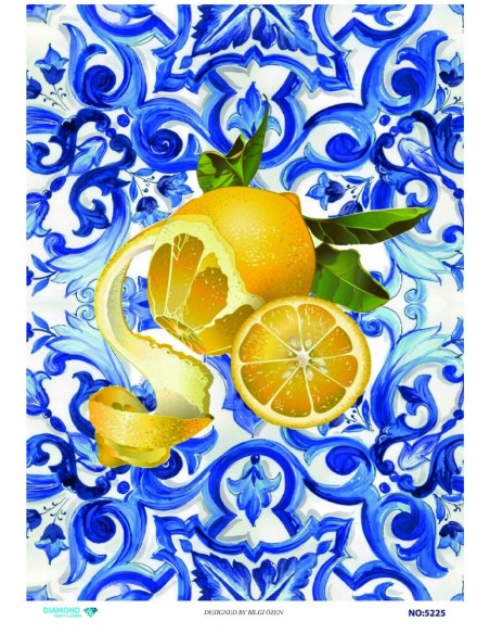 5225 Diamond Pirinç Dekopaj Kağıdı 30x42cm
