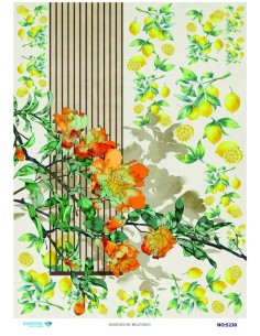 5230 Diamond Pirinç Dekopaj Kağıdı 30x42cm