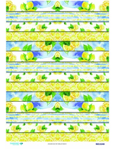 5240 Diamond Pirinç Dekopaj Kağıdı 30x42cm