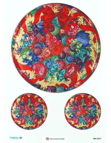 5371 Diamond Pirinç Dekopaj Kağıdı 30x42cm