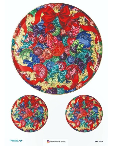 5371 Diamond Pirinç Dekopaj Kağıdı 30x42cm