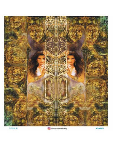 M5201 Diamond Metrelik Büyük Boy Pirinç Dekopaj Kağıdı 90x90cm