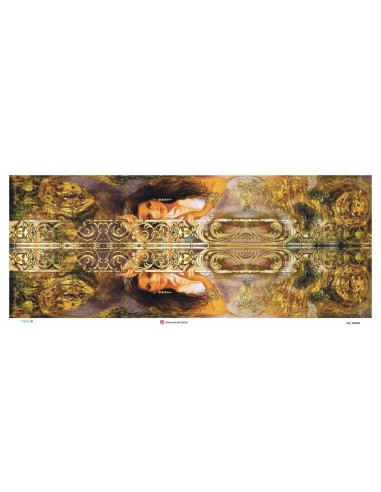 M5202 Diamond Metrelik Büyük Boy Pirinç Dekopaj Kağıdı 90x210cm
