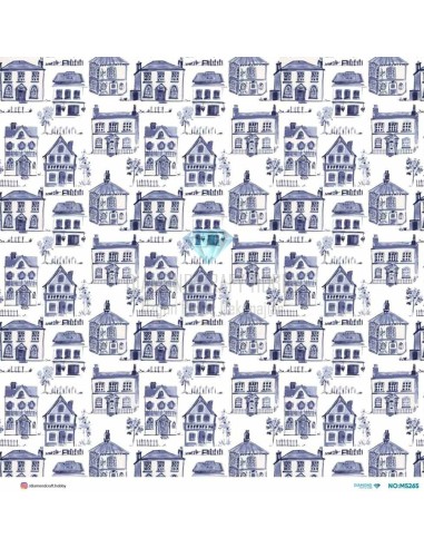 M5265 Diamond Metrelik Büyük Boy Pirinç Dekopaj Kağıdı 90x90cm