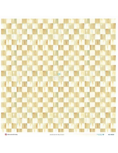 M5330 Diamond Metrelik Büyük Boy Pirinç Dekopaj Kağıdı 90x90cm