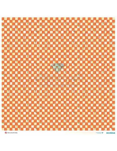 M5348 Diamond Metrelik Büyük Boy Pirinç Dekopaj Kağıdı 90x90cm