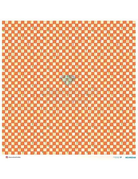 M5348 Diamond Metrelik Büyük Boy Pirinç Dekopaj Kağıdı 90x90cm