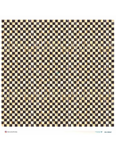 M5349 Diamond Metrelik Büyük Boy Pirinç Dekopaj Kağıdı 90x90cm
