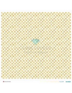 M5351 Diamond Metrelik Büyük Boy Pirinç Dekopaj Kağıdı 90x90cm