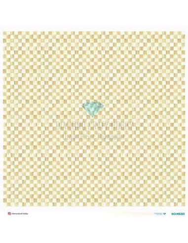 M5351 Diamond Metrelik Büyük Boy Pirinç Dekopaj Kağıdı 90x90cm