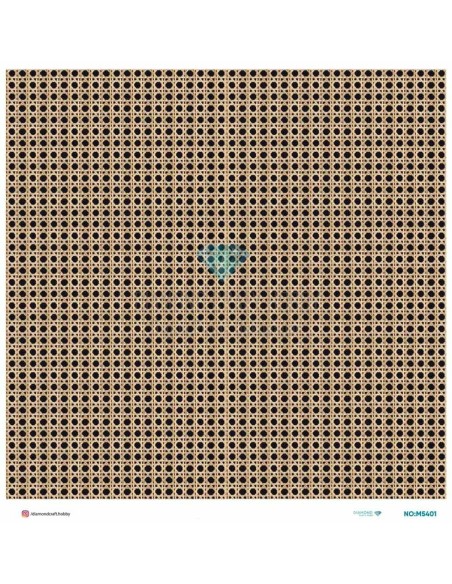 M5401 Diamond Metrelik Büyük Boy Pirinç Dekopaj Kağıdı 90x90cm