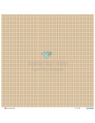 M5402 Diamond Metrelik Büyük Boy Pirinç Dekopaj Kağıdı 90x90cm