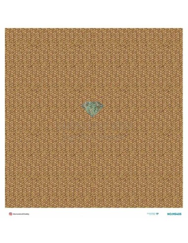 M5405 Diamond Metrelik Büyük Boy Pirinç Dekopaj Kağıdı 90x90cm